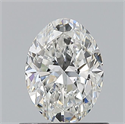 Diamante Natural 0.70 quilates, Ovalado , Color G, claridad VVS1 y certificado GIA