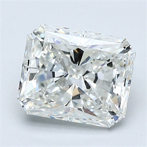 Picture of Natural Diamond 1.53 Carats, Radiant with  Cut, G Color, SI1 Clarity and Certified by GIA