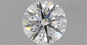 Picture of Natural Diamond 0.50 Carats, Round with Excellent Cut, D Color, VS2 Clarity and Certified by IGI