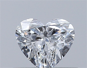 Picture of Natural Diamond 0.34 Carats, Heart with  Cut, D Color, VS1 Clarity and Certified by GIA