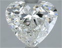 Natural Diamond 1.71 Carats, Heart with  Cut, I Color, SI1 Clarity and Certified by GIA