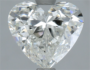 Picture of Natural Diamond 1.71 Carats, Heart with  Cut, I Color, SI1 Clarity and Certified by GIA