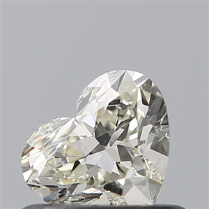 Picture of Natural Diamond 0.50 Carats, Heart with  Cut, I Color, IF Clarity and Certified by IGI