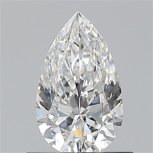 Picture of Natural Diamond 0.60 Carats, Pear with  Cut, E Color, VVS1 Clarity and Certified by GIA