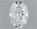 Diamante Natural 0.40 quilates, Ovalado , Color F, claridad VS1 y certificado GIA