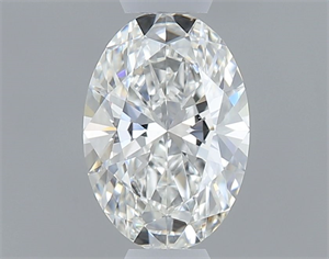 Foto Diamante Natural 0.40 quilates, Ovalado , Color F, claridad VS1 y certificado GIA de