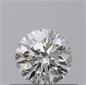 Natural Diamond 0.42 Carats, Round with Excellent Cut, D Color, VS2 Clarity and Certified by GIA