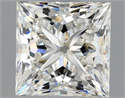 Natural Diamond 1.10 Carats, Princess with  Cut, I Color, VS2 Clarity and Certified by GIA