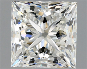 Picture of Natural Diamond 1.10 Carats, Princess with  Cut, I Color, VS2 Clarity and Certified by GIA