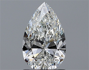 Picture of Natural Diamond 1.01 Carats, Pear with  Cut, H Color, SI1 Clarity and Certified by GIA
