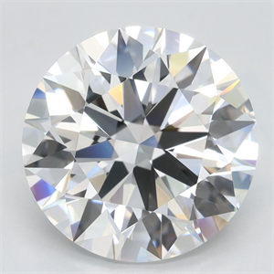 Picture of Lab Grown Diamond 4.17 Carats, Round with Excellent Cut, D Color, VVS1 Clarity and Certified by GIA