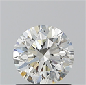 Natural Diamond 1.01 Carats, Round with Excellent Cut, J Color, SI1 Clarity and Certified by GIA