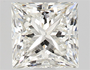 Picture of Natural Diamond 0.92 Carats, Princess with  Cut, H Color, VS1 Clarity and Certified by GIA
