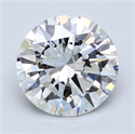 Diamante Natural 3.04 quilates, Redondo , Color F, claridad VS2 y certificado GIA