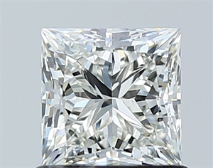 Picture of Natural Diamond 1.01 Carats, Princess with  Cut, I Color, VS1 Clarity and Certified by GIA