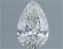 Diamante Natural 0.60 quilates, De pera , Color H, claridad SI1 y certificado IGI