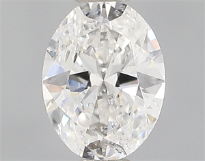 Picture of Natural Diamond 0.32 Carats, Oval with  Cut, F Color, I1 Clarity and Certified by GIA