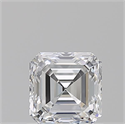 Diamante Natural 0.90 quilates, Asscher , Color D, claridad VS1 y certificado GIA