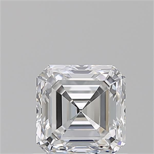 Foto Diamante Natural 0.90 quilates, Asscher , Color D, claridad VS1 y certificado GIA de