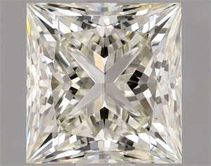 Picture of Natural Diamond 1.01 Carats, Princess with  Cut, K Color, VVS2 Clarity and Certified by GIA