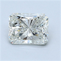 Natural Diamond 1.80 Carats, Radiant with  Cut, H Color, VS1 Clarity and Certified by GIA