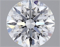 Lab Grown Diamond 1.02 Carats, Round with Excellent Cut, D Color, VVS1 Clarity and Certified by IGI