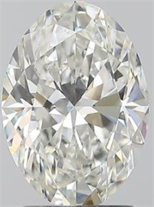 Picture of Natural Diamond 2.01 Carats, Oval with  Cut, H Color, SI1 Clarity and Certified by GIA