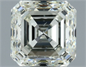 Natural Diamond 1.00 Carats, Asscher with  Cut, I Color, VS2 Clarity and Certified by IGI