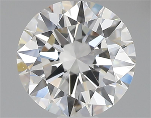 Picture of Lab Grown Diamond 1.02 Carats, Round with Excellent Cut, E Color, VS1 Clarity and Certified by IGI