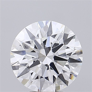 Picture of Lab Grown Diamond 4.64 Carats, Round with Excellent Cut, D Color, VVS2 Clarity and Certified by GIA