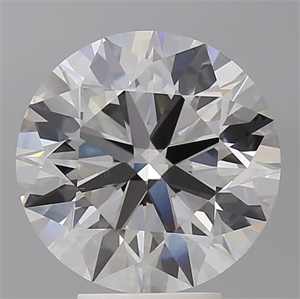 Picture of Lab Grown Diamond 5.03 Carats, Round with Ideal Cut, E Color, VVS2 Clarity and Certified by IGI