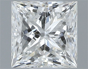 Foto Diamante Natural 0.52 quilates, Princesa , Color H, claridad SI1 y certificado GIA de