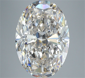 Picture of Natural Diamond 5.50 Carats, Oval with  Cut, K Color, VS1 Clarity and Certified by GIA