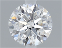 Diamante Natural 0.50 quilates, Redondo , Color D, claridad SI1 y certificado GIA