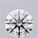 Lab Grown Diamond 0.91 Carats, Round with Ideal Cut, D Color, IF Clarity and Certified by IGI