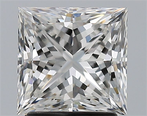 Picture of Natural Diamond 2.01 Carats, Princess with  Cut, F Color, VS2 Clarity and Certified by GIA