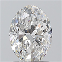 Natural Diamond 1.20 Carats, Oval with  Cut, E Color, VS2 Clarity and Certified by GIA