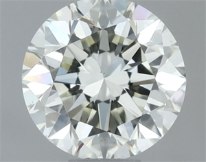 Picture of Natural Diamond 0.50 Carats, Round with Excellent Cut, K Color, VVS2 Clarity and Certified by IGI