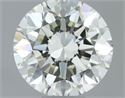 Natural Diamond 0.50 Carats, Round with Excellent Cut, K Color, VVS2 Clarity and Certified by IGI