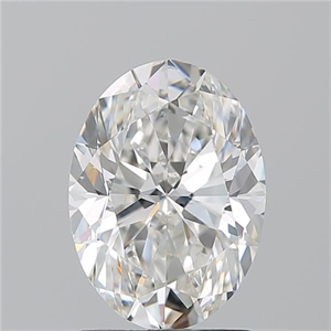 Foto Diamante Natural 2.01 quilates, Ovalado , Color G, claridad VS2 y certificado GIA de