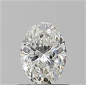 Diamante Natural 0.71 quilates, Ovalado , Color G, claridad SI1 y certificado GIA