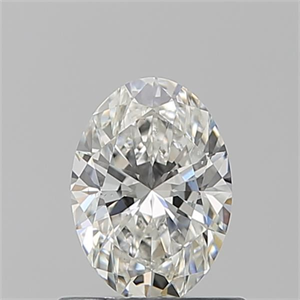 Foto Diamante Natural 0.71 quilates, Ovalado , Color G, claridad SI1 y certificado GIA de