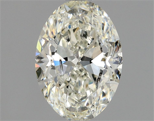 Foto Diamante Natural 1.01 quilates, Ovalado , Color J, claridad SI2 y certificado GIA de