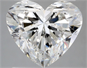 Diamante Natural 4.35 quilates, Corazón , Color G, claridad VS1 y certificado GIA