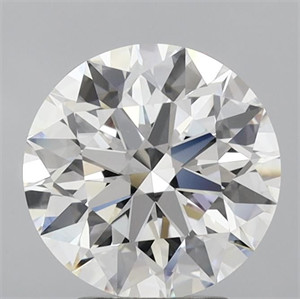 Picture of Lab Grown Diamond 3.52 Carats, Round with Ideal Cut, E Color, VVS2 Clarity and Certified by IGI