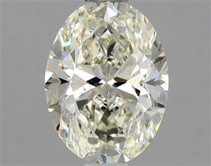 Picture of Natural Diamond 1.00 Carats, Oval with  Cut, K Color, SI1 Clarity and Certified by GIA