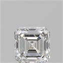 Natural Diamond 1.01 Carats, Asscher with  Cut, H Color, VS2 Clarity and Certified by GIA