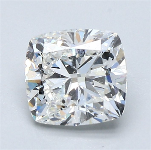 Foto Diamante Natural 1.51 quilates, Del cojín , Color H, claridad SI2 y certificado GIA de
