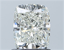 Diamante Natural 1.01 quilates, Del cojín , Color J, claridad VS1 y certificado GIA