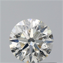 Diamante Natural 0.53 quilates, Redondo , Color K, claridad VS1 y certificado GIA